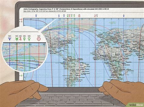 How to Read an Astrocartography Map: Line & Symbol Meanings