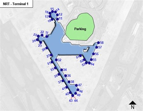 Tokyo Narita Airport NRT Terminal 1 Map