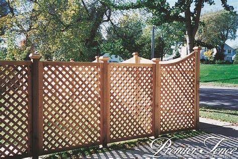 Wood Lattice Fence – Premier Fence