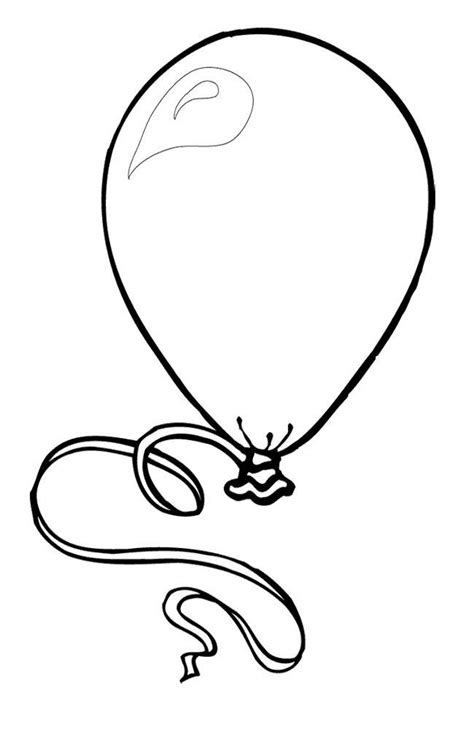 Balloon Coloring Pages