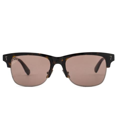 CR7 Men's Brown Square Sunglasses