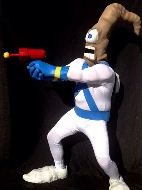 a man dressed as a cartoon character holding a baseball bat