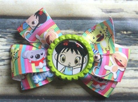 Nehow Kilan bottlecap hairbow by BowtiqueSpecialities on Etsy