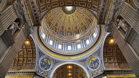 St. Peter's Basilica, the Vatican, the dome pictures, interior design, architecture wallpaper ...