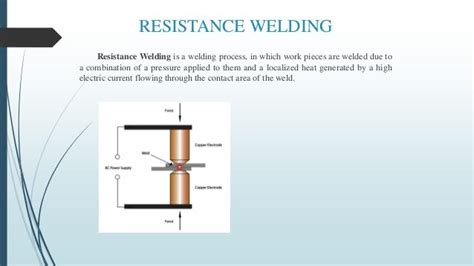 Resistance welding