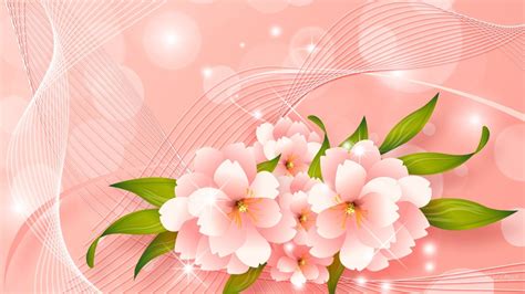 Peach Flowers Wallpaper - WallpaperSafari