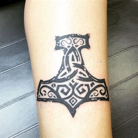 101 Amazing Mjolnir Tattoo Designs You Need To See! | Mjolnir tattoo ...