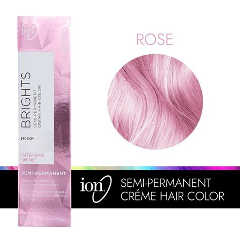 Rose - Color Brilliance Brights Semi-Permanent Hair Color by Ion | Demi ...