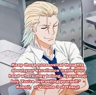 best Koenji quote : r/ClassroomOfTheElite