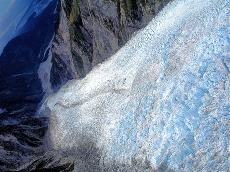 Aerial View of Franz Josef Glacier in Franz Josef, New Zealand - Encircle Photos