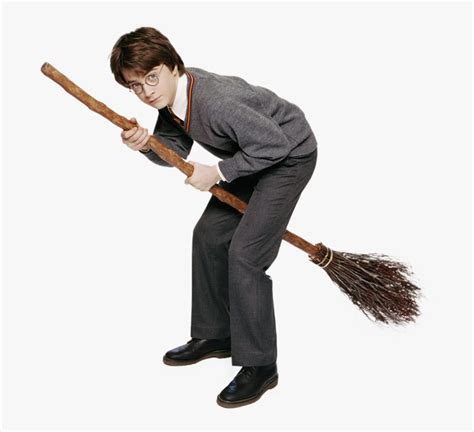 Harry Potter On Broom Png Image Transparent Download - Harry Potter ...