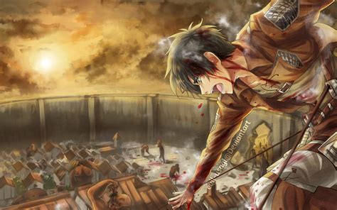 Download Eren Yeager Attack On Titan Anime HD Wallpaper