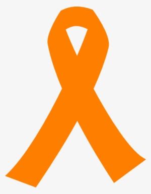 Leukemia Ribbon Png - Orange Cancer Ribbon Transparent PNG - 462x593 - Free Download on NicePNG