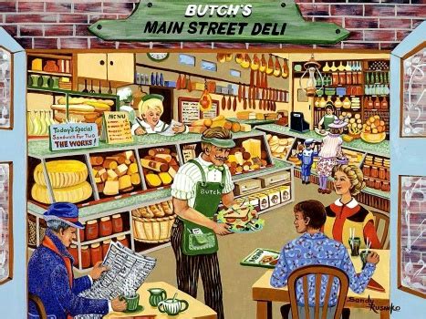 Solve Butch's Main Street Deli jigsaw puzzle online with 352 pieces