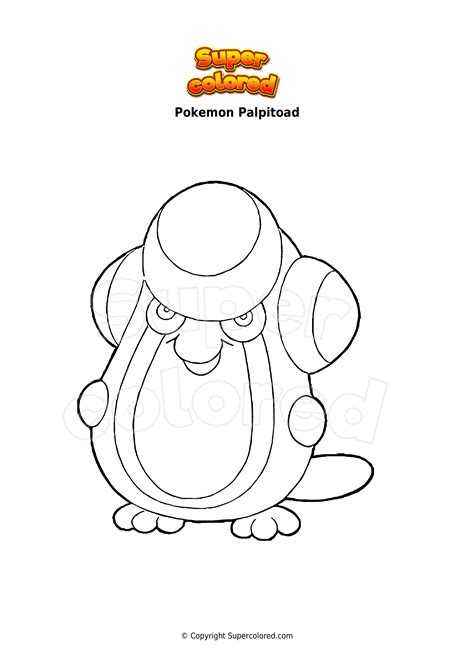 Palpitoad Coloring Pages - Free Pokemon Coloring Pages Printables