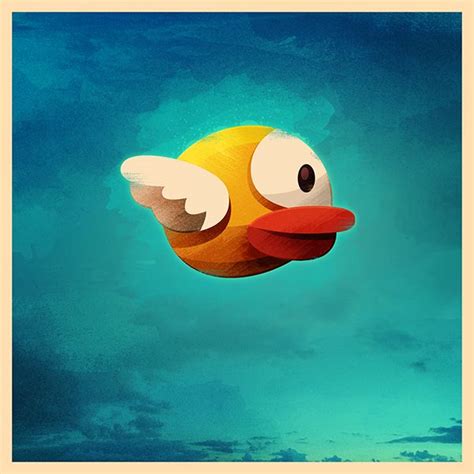 Flappy Bird by James White | Graphic design illustration, Flappy bird ...