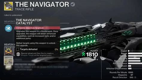 How To Get The Navigator in Destiny 2 (& Its Catalyst)