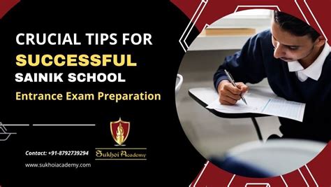 Crucial Tips For Successful Sainik School Entrance Exam Preparation ...