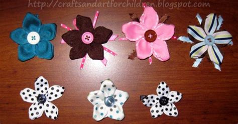 Handmade Ribbon Flower Clips - Artsy Momma