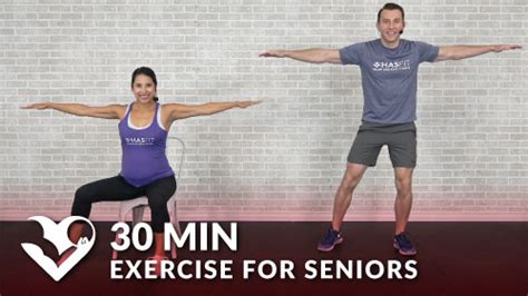 30 Min Exercise for Seniors, Elderly, & Older People - HASfit - Free Full Length Workout Videos ...