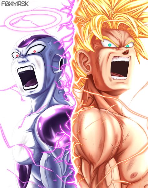 ArtStation - Goku/Frieza Team Up!