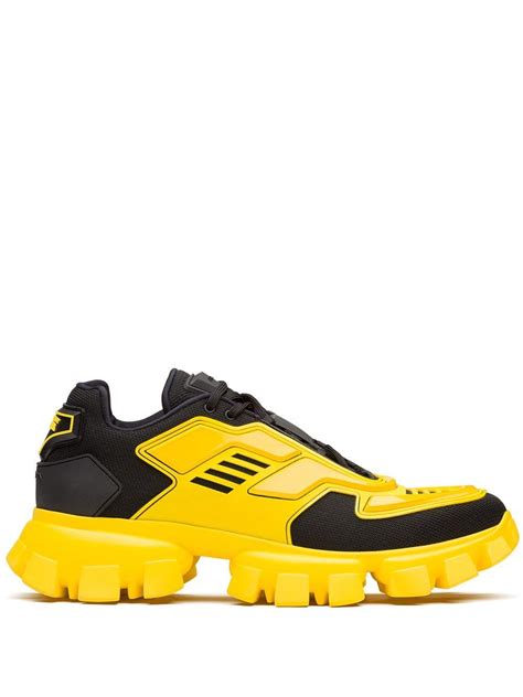 Prada Synthetic Cloudbust Thunder Sneakers in Yellow for Men - Save 1% ...