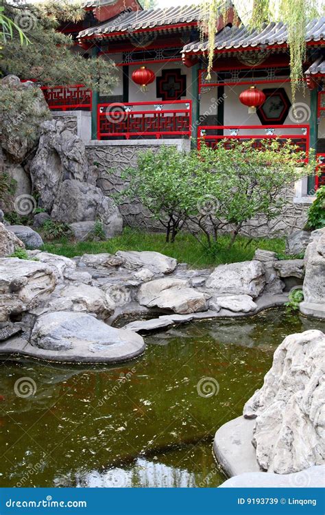 Chinese Ancient Royal Garden. Stock Image - Image of colorful, ancient ...