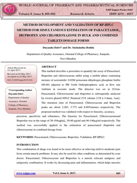 Method Development and Validation of RP-HPLC | PDF | High Performance Liquid Chromatography ...