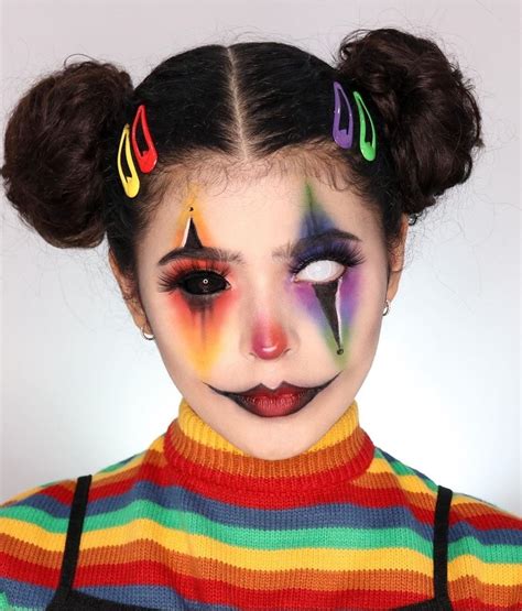 Esta es una maravillosa idea para un maquillaje de Halloween ☆ ☆ ☆ Creepy Halloween Makeup ...