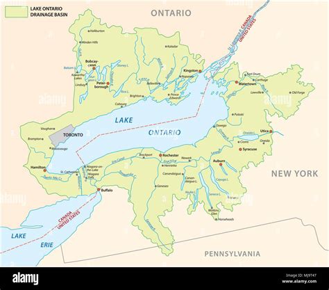 Ontario map vector hi-res stock photography and images - Alamy