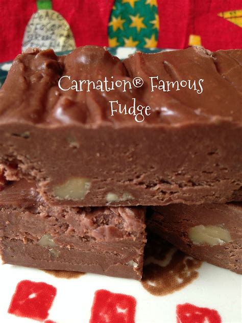 Carnation Famous Fudge | Recipe | Fudge recipes chocolate, Fudge ...