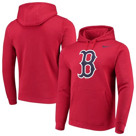 Men's Boston Red Sox Nike Red Team Franchise Pullover Hoodie