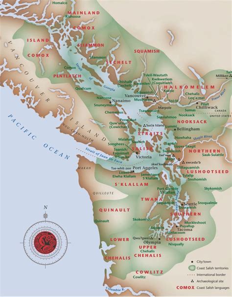 What is Lushootseed? | Map, Squamish, Coast