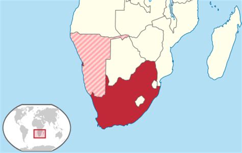 Image: Union of South Africa in its region