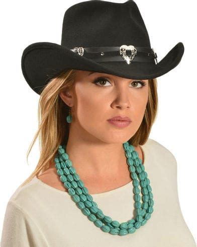 Julia Cowgirl Hat, Black | Cowgirl hats, Hats for women, Cowboy hats