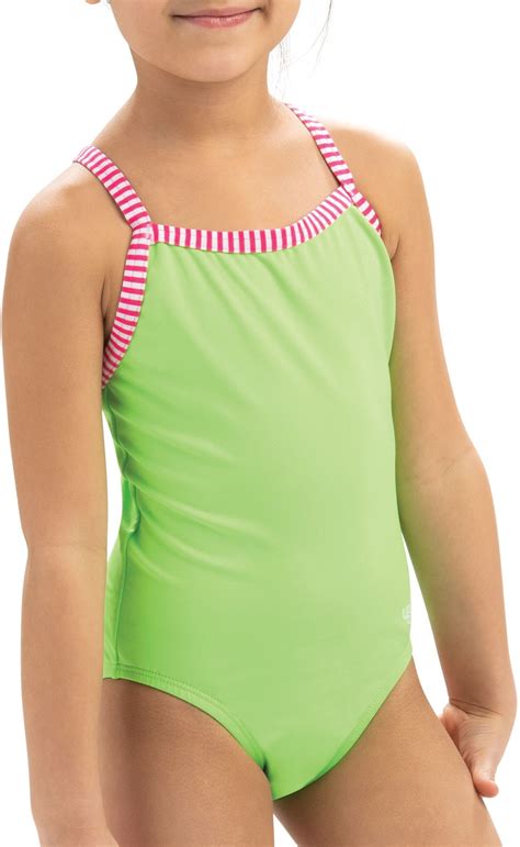 Dolfin Girls' Uglies Solid One Piece Swimsuit - Walmart.com - Walmart.com