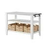 Acme Furniture Sezye White Finish Kitchen Islands AC00395 - The Home Depot