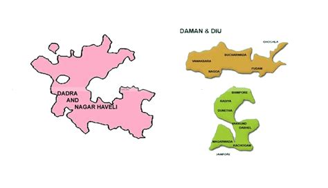 Geographical Map - UTLBC Dadra & Nagar Haveli - Diu & Daman