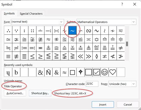 Typing both Tilde ~ ∼ symbols in Word, Excel, PowerPoint and Outlook ...