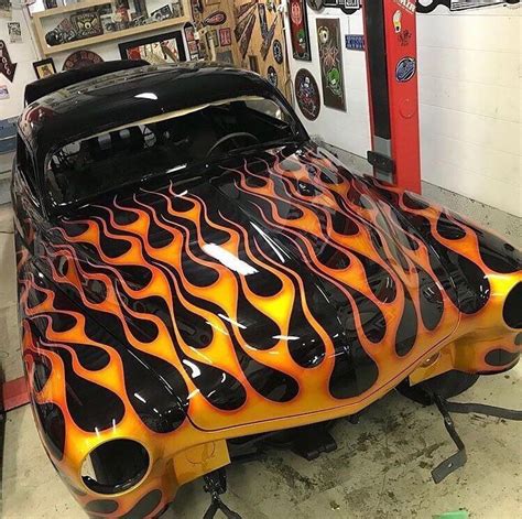 Epic Firetruck's Flames ~ | Hot rods, Custom cars paint, Hot rods cars