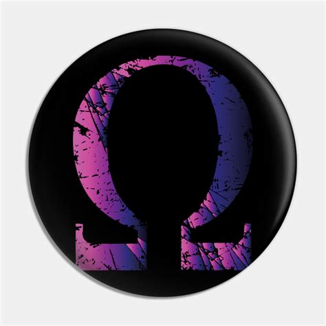 The mighty Omega Symbol, the grand closure - Omega Symbol - Pin | TeePublic