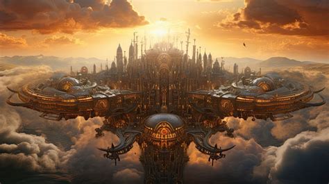 Steampunk City Gaming Wallpaper - Magic Decor