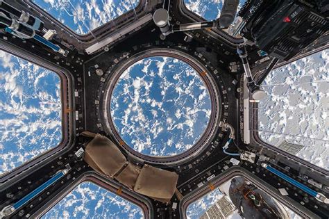 This spectacular image from inside the International Space Station's ...