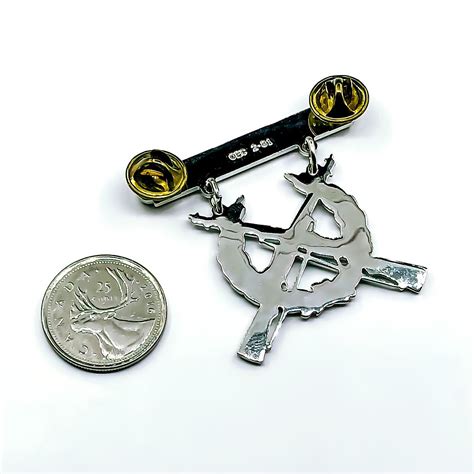 US MARINE CORPS USMC RIFLE EXPERT BADGE - GUN PIN