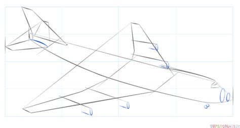 How to draw an airplane | Step by step Drawing tutorials | Drawing tutorial, Drawing tutorial ...