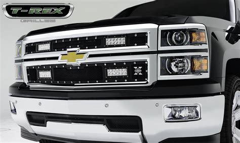 Chevrolet Silverado Torch Series LED Light Grille,4 - 6" LED Bar, Formed Mesh Grille, Main ...