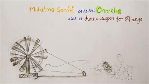 Discover 75+ gandhi charkha sketch best - seven.edu.vn