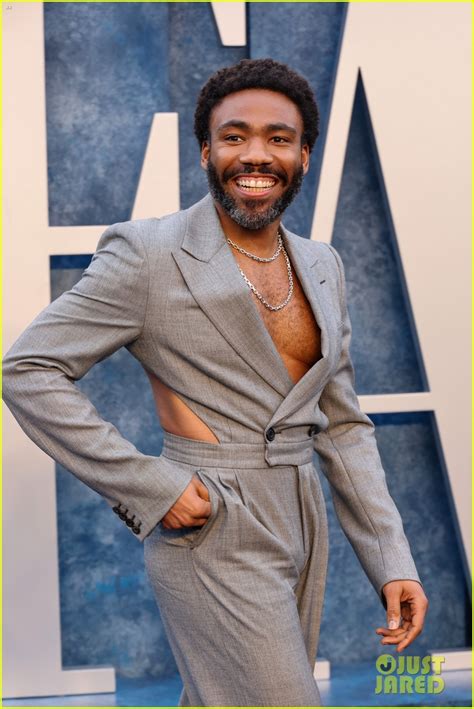 Photo: donald glover cutout suit vf party 05 | Photo 4907534 | Just Jared