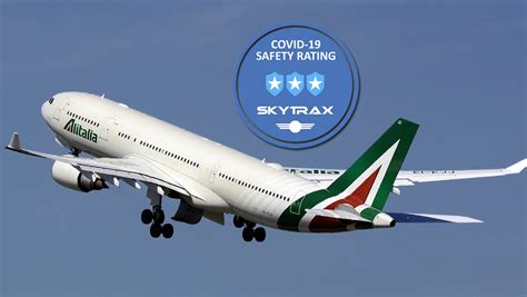 Alitalia 3-Star COVID-19 Airline Safety Rating