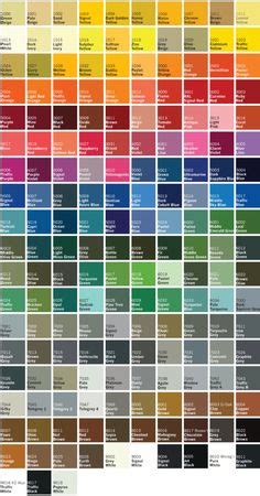 Holden HQ Colour Chart | Paint color chart, Paint charts, Paint color codes